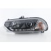 Alfa Romeo 156 98-02 Black Projector Head Lamp w LED
